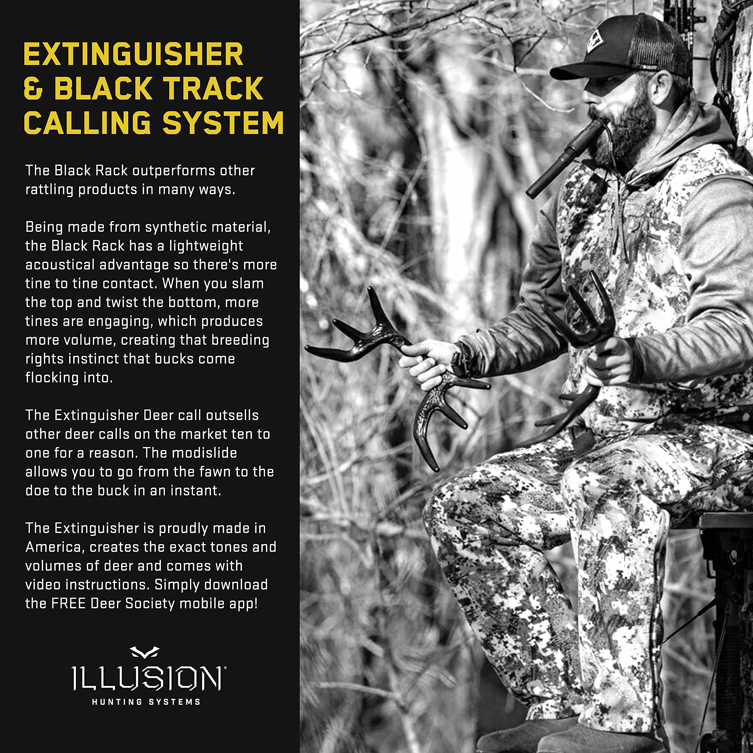 Illusion Systems ModiSlide adjustable reed shows 10-in-1 versatility of deer call sounds.