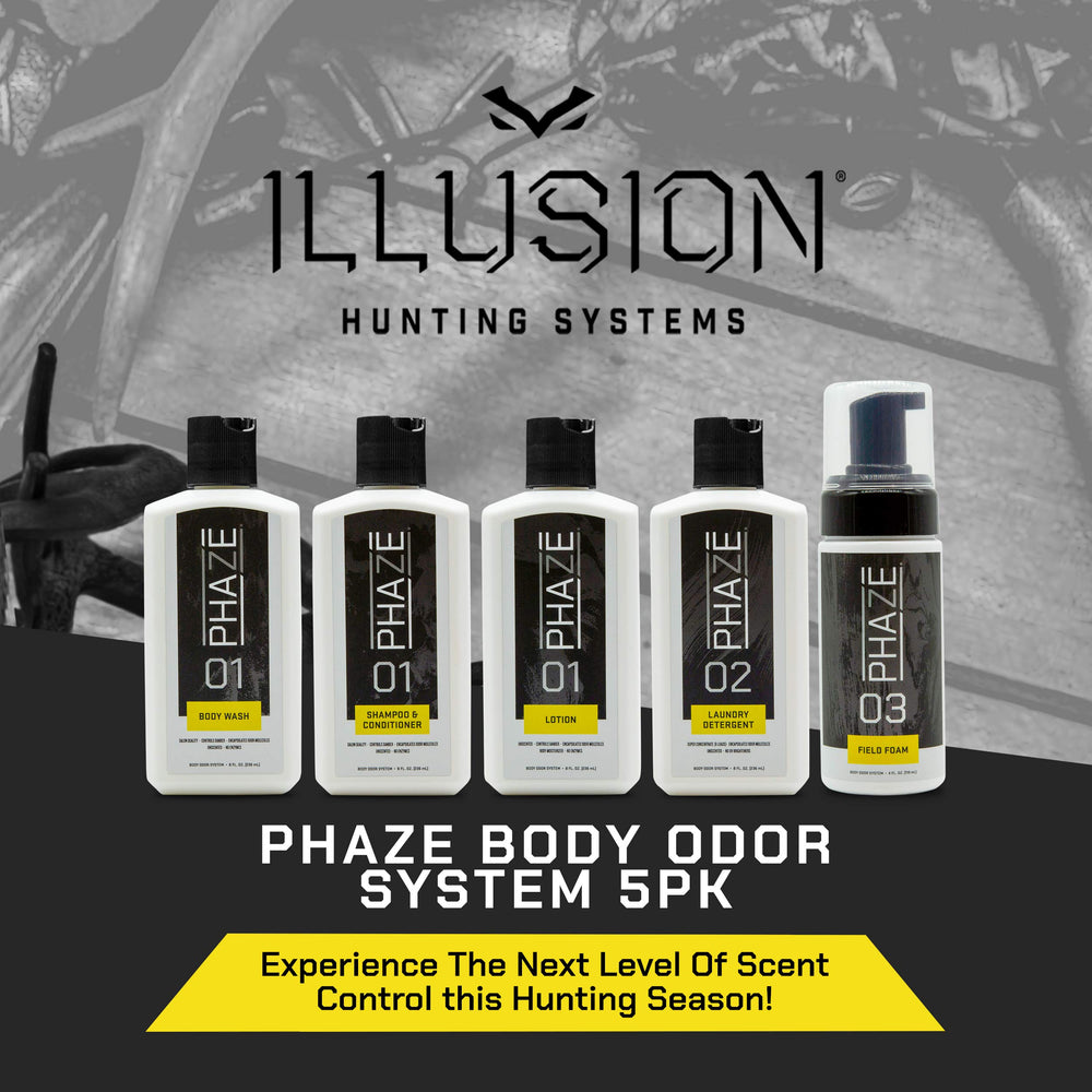 Illusion Systems PhaZe Field Foam applies odor encapsulation to sweat and heat.