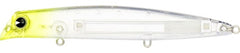 Ima Komomo SF-125 Chart Crown Clear lure, front view, ideal for shallow water casting.