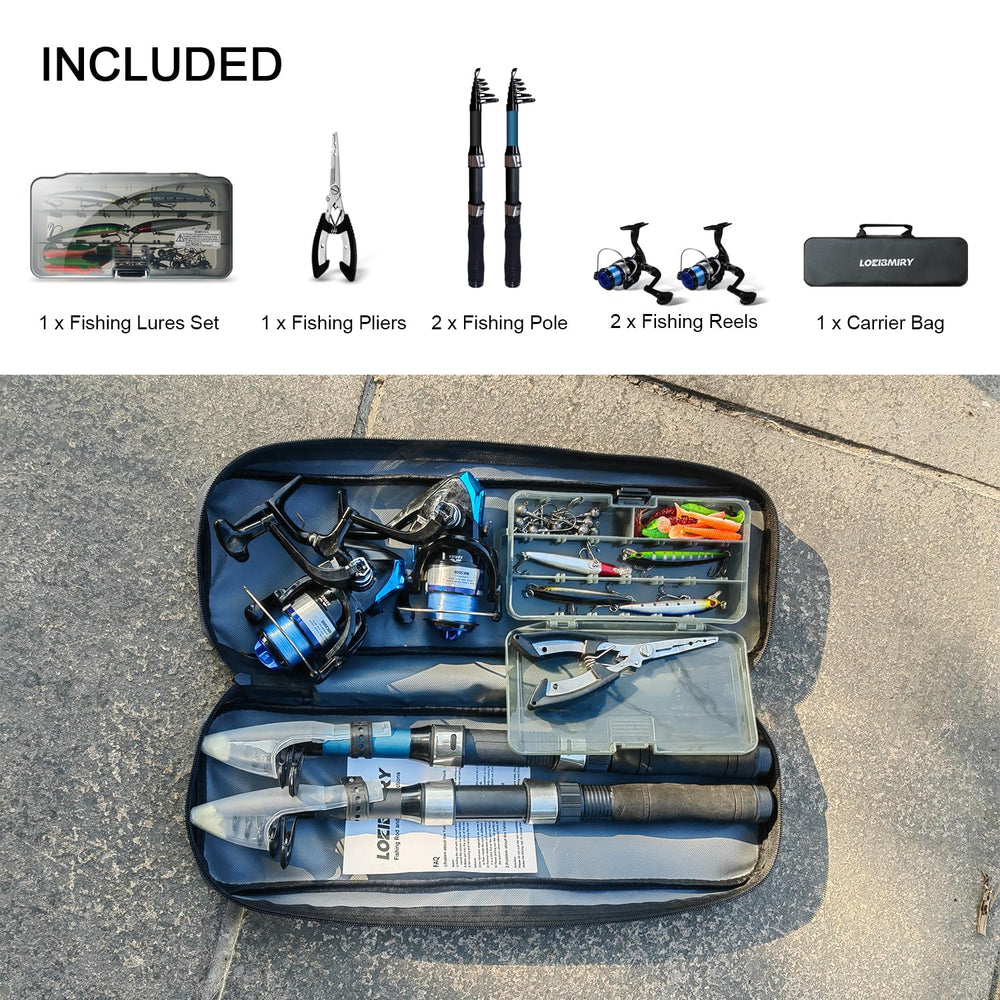 Close-up of carbon fiber rods and reels - image