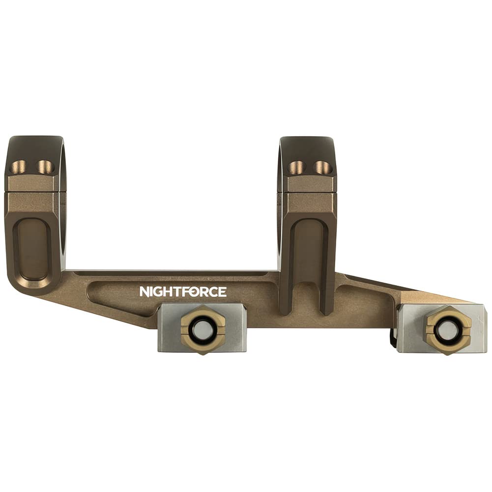 Nightforce UltraMount 34mm One-Piece Mount, 0 MOA, Dark Earth