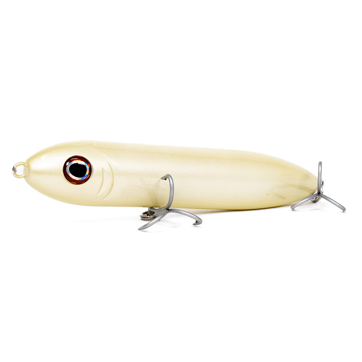 Dark Matter Astro Spook - Bone Color 7-in Topwater Walk-the-Dog Lure for Bass & Inshore Fishing