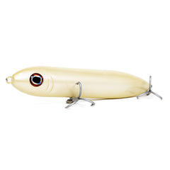 Dark Matter Astro Spook - Bone Color 7-in Topwater Walk-the-Dog Lure for Bass & Inshore Fishing