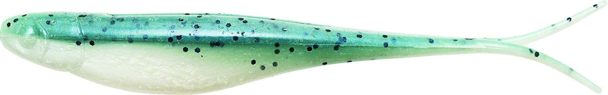 Z-MAN Scented Jerk ShadZ 5-In Soft Plastic Jerkbait – Nuked Pilchard Glow, 5 Pack