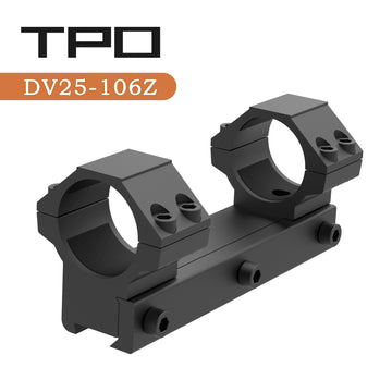 TPO AG25-106 3/8-inch Dovetail Scope Rings — Medium Profile, 1-inch Mount for 11mm Rail (30mm Scope)