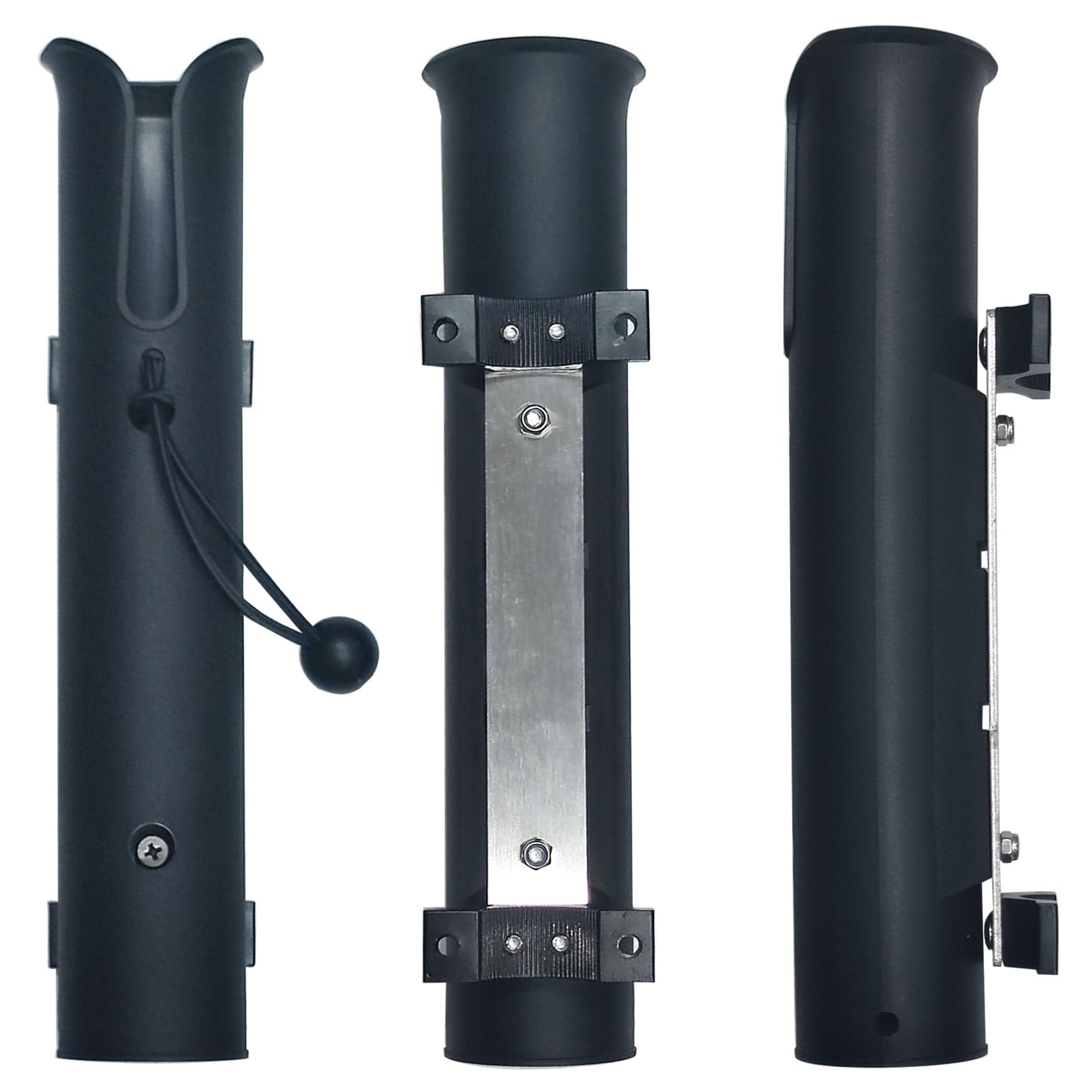 ZYLPYQ Fishing Rod Holder for Wagons, ATVs & Beach Cars – Durable Tube Clamp Mount