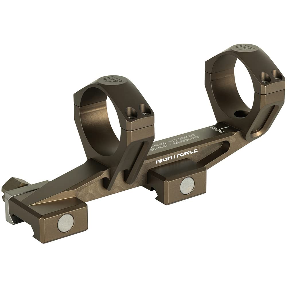 Nightforce UltraMount 34mm One-Piece Mount, 0 MOA, Dark Earth