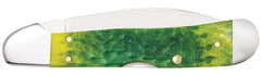 Case XX CopperLock Pocket Knife – Green Apple Bone Peach Seed Jig, 4 1/4 inch Closed | USA Made