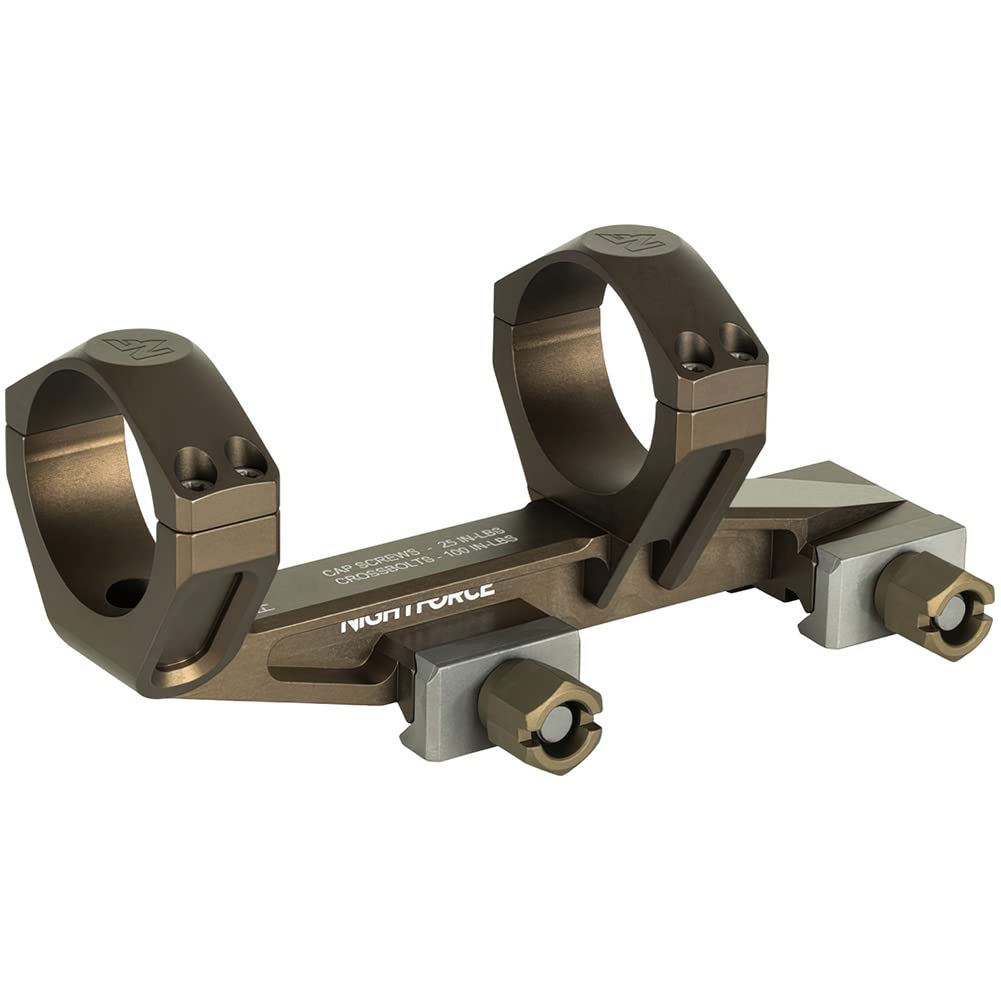 Nightforce UltraMount 34mm One-Piece Mount, 0 MOA, Dark Earth