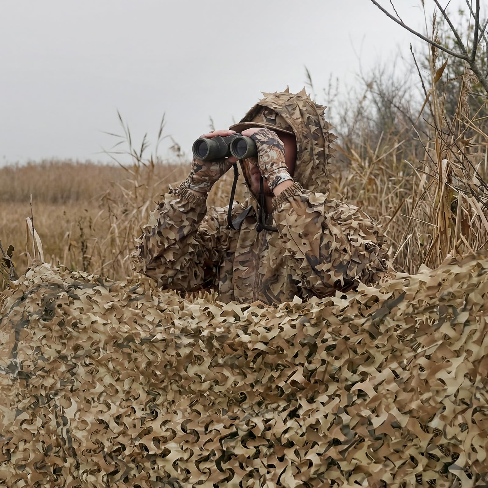 Sitong Bulk Roll Camo Netting for Hunting, Military Decor & Sunshade
