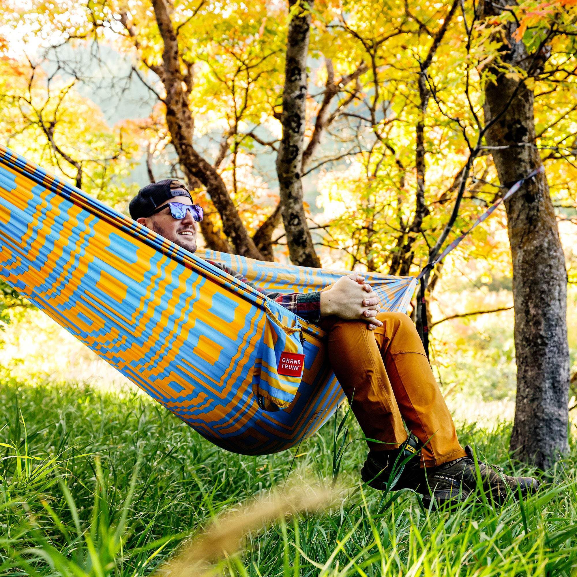 Grand Trunk TrunkTech Double Hammock – Portable Camping Hammock, 11' x 6'6", 500 lb Capacity