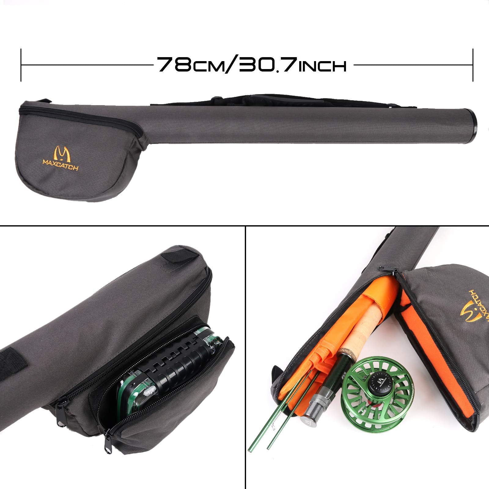 Maximumcatch Premier Fly Rod & Reel Combo — 9' 7WT, Half-Handle Rod, Green AVID Reel