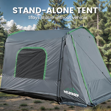 WildFinder SUV Tent for Family Car Camping — 5-9 People, Waterproof & Windproof