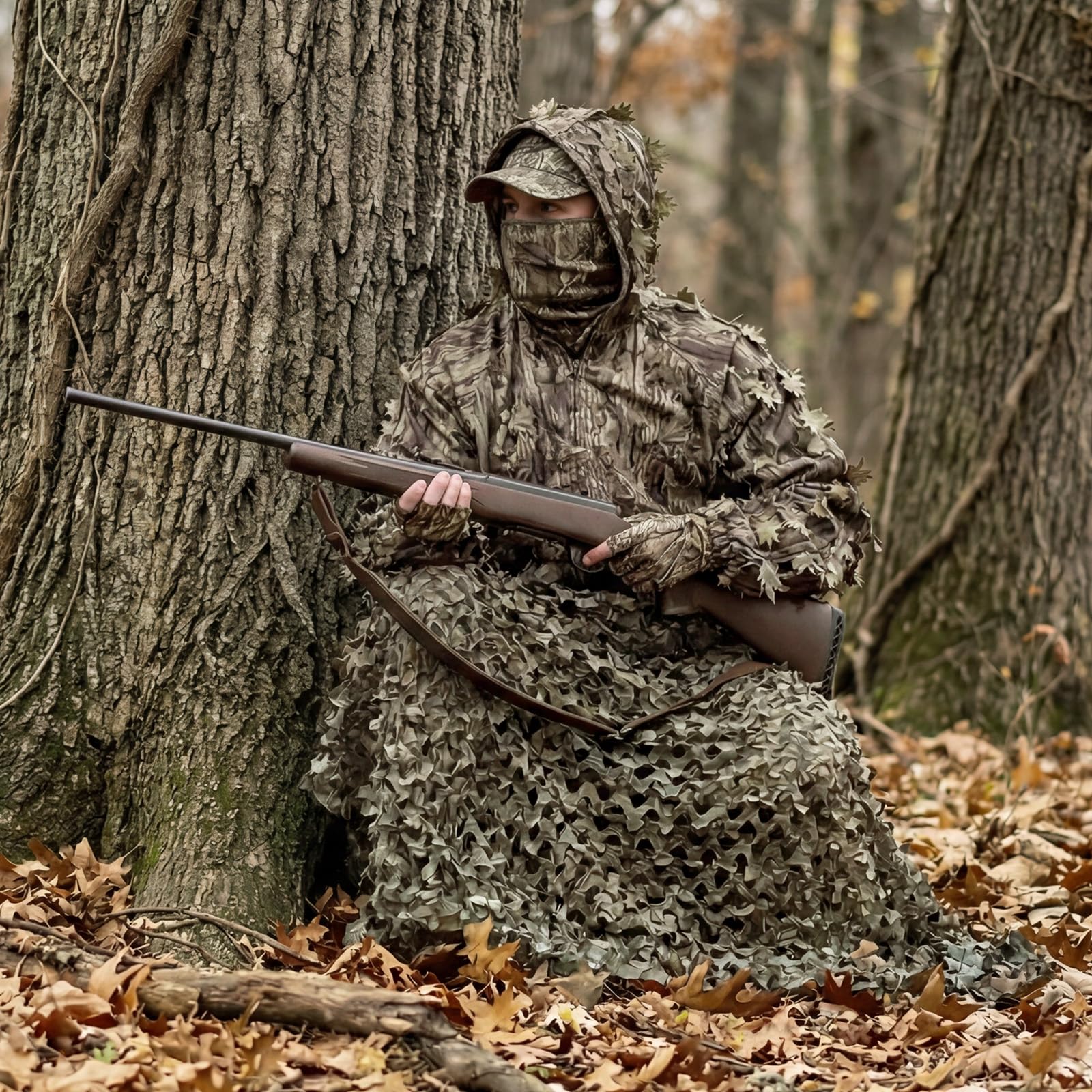 Sitong Bulk Roll Camo Netting for Hunting, Military Sunshade | Lightweight 190T Polyester