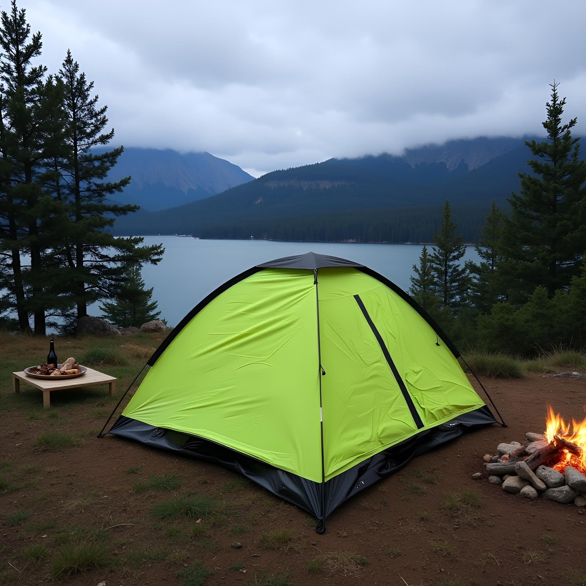 IMMT ST 1 Person Camping Tent: breathable and windproof for varied weather.