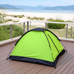 IMMT ST 1 Person Camping Tent: easy-assembly setup after a long day outdoors.