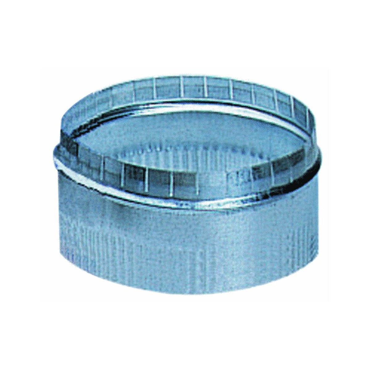 Imperial 4-in galvanized starter collar for flexible duct; easy trunk connection.