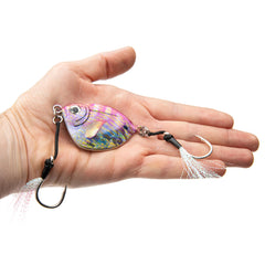 Imposter Jig Lane Snapper pattern 100g - side profile