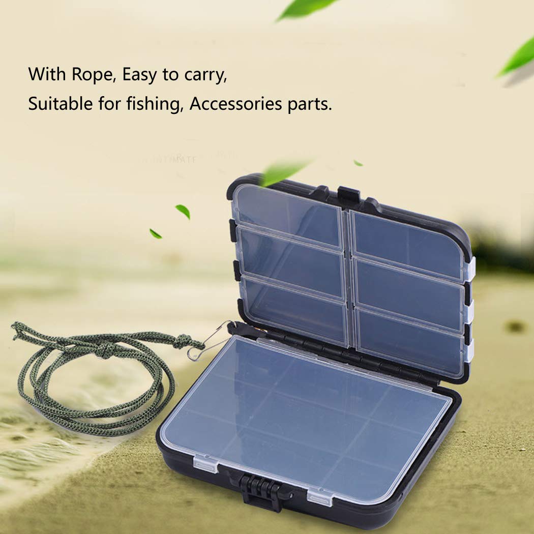 Package includes four fishing hook storage boxes