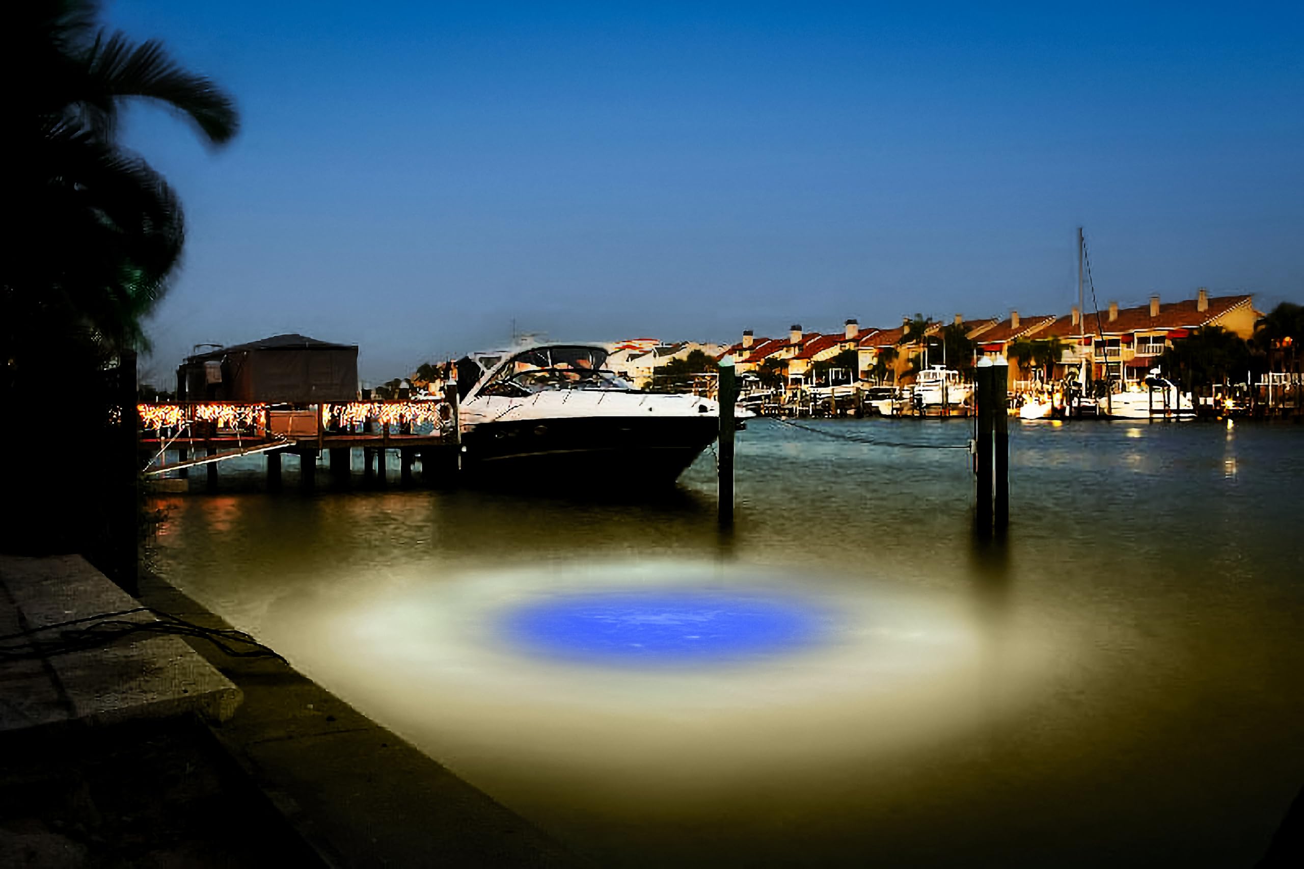 Incredible Underwater LED Lighting Mega-Watt Iris safe low-voltage operation in water