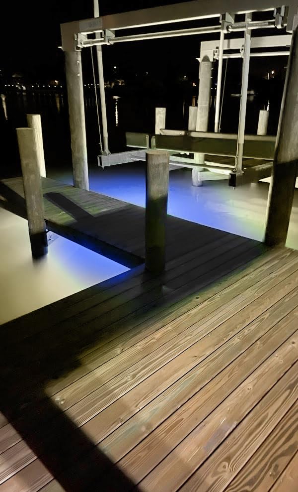 Incredible Underwater LED Lighting Mega-Watt Iris quick plug-and-play installation