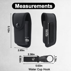 INCREWAY EDC waist belt strap secures smoothly around your waist