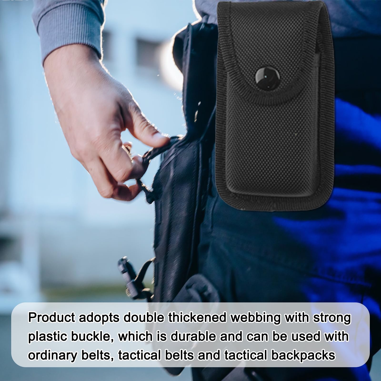 INCREWAY EDC snap closure eases quick access during activities