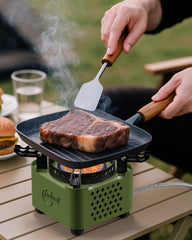 Indwell stove windproof-ring assembly view for stable cooking in windy outdoor conditions
