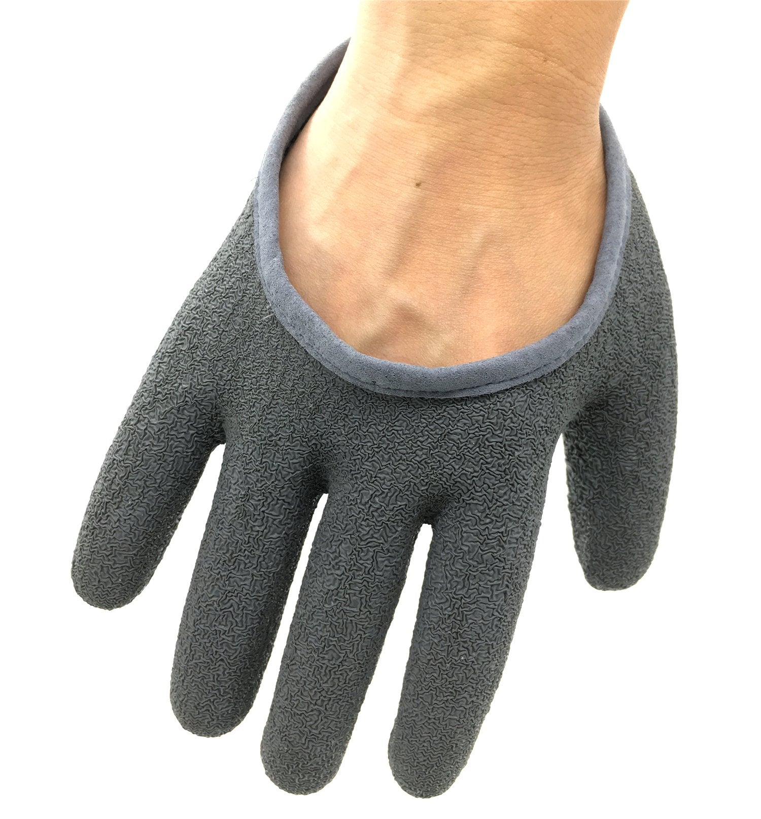 Inf-way glove emulsion-coated surface improves grip in wet environments
