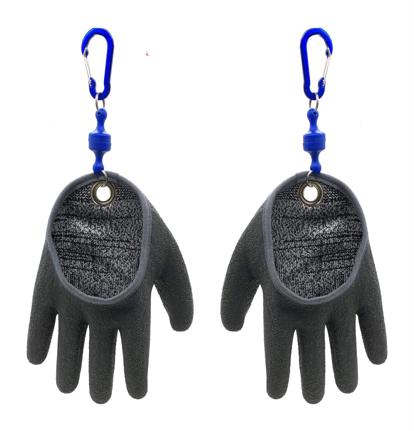 Inf-way fishing glove main view shows quick magnet release for easier hook access