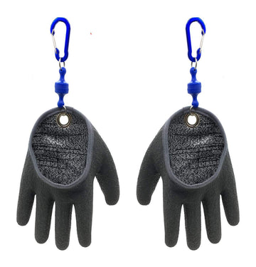 Inf-way fishing glove main view shows quick magnet release for easier hook access