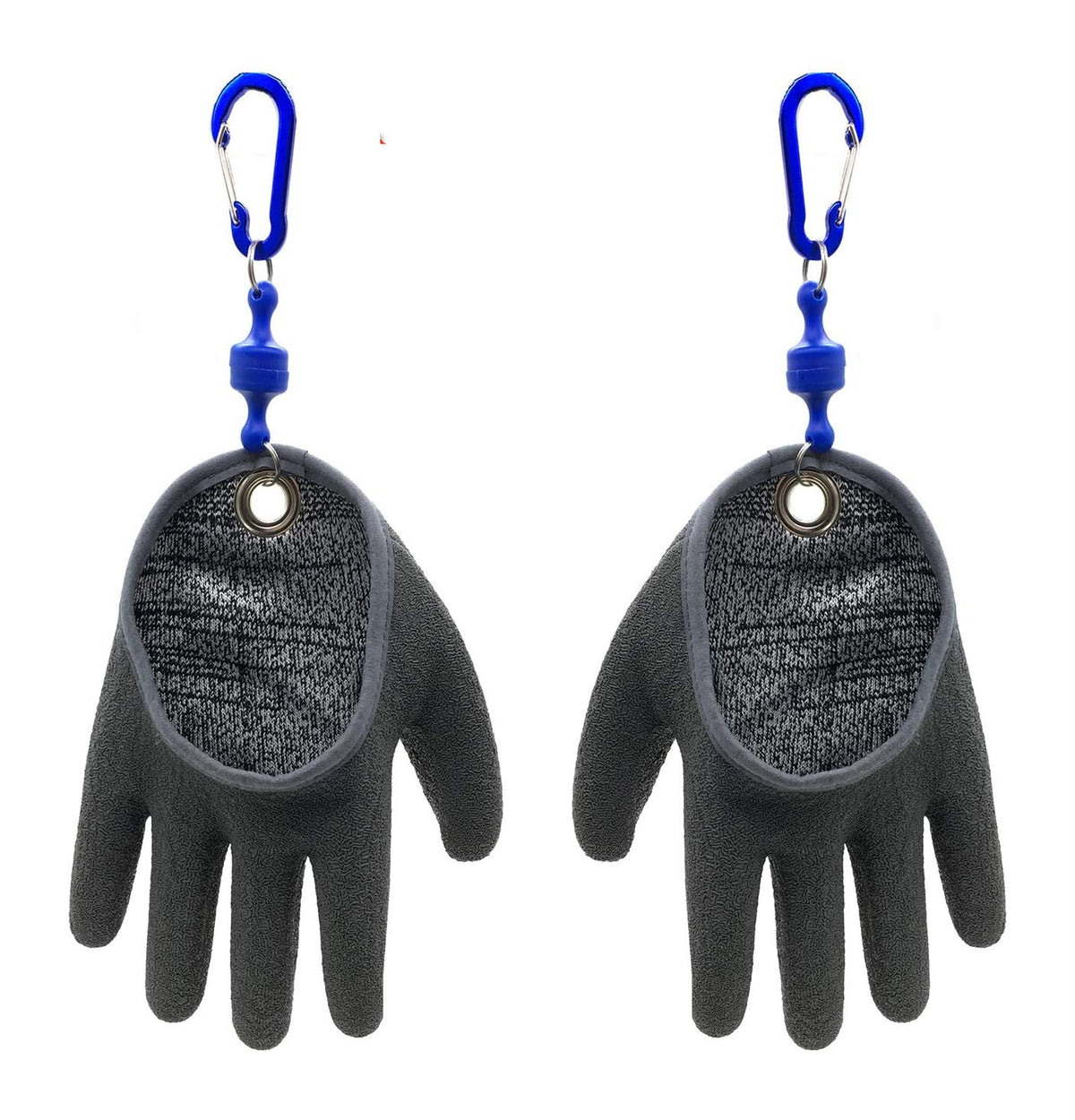 Inf-way fishing glove main view shows quick magnet release for easier hook access