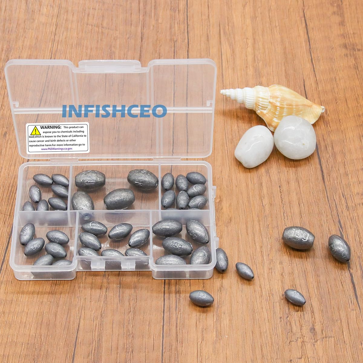 0.10 oz INFISHCEO fishing weights