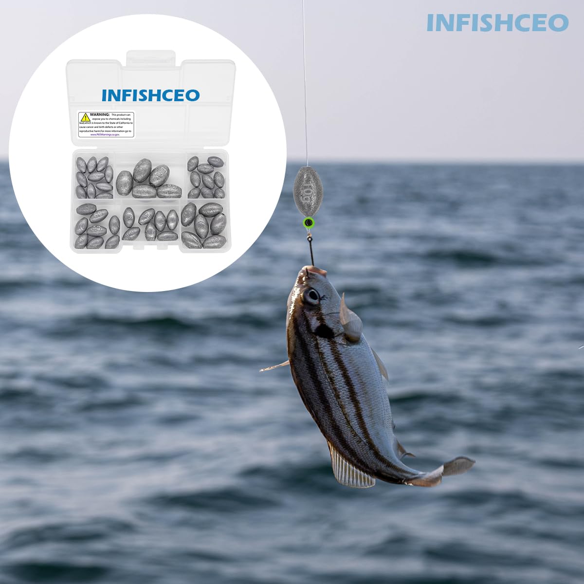 0.53 oz INFISHCEO fishing weights