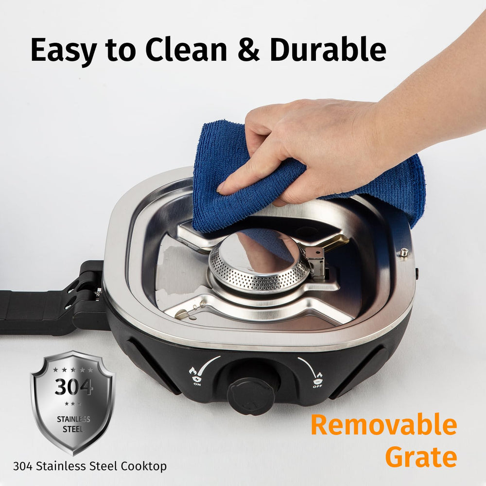 INFOOD propane-stove-removable-grill-racks easy-clean design for quick maintenance