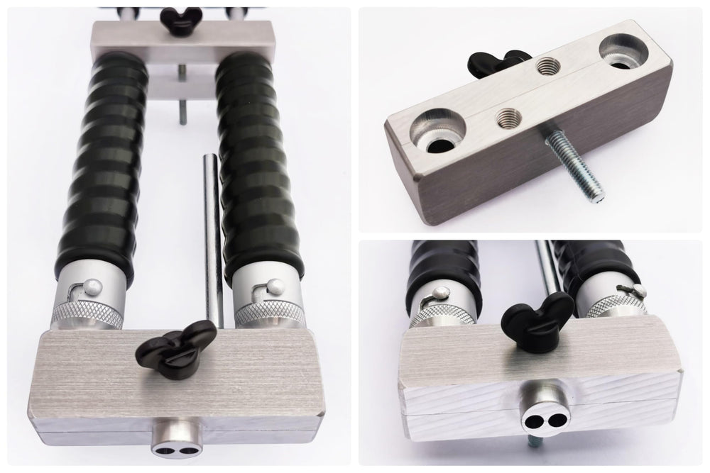 Injection port measures 5/8 inch for small to mid-size baits