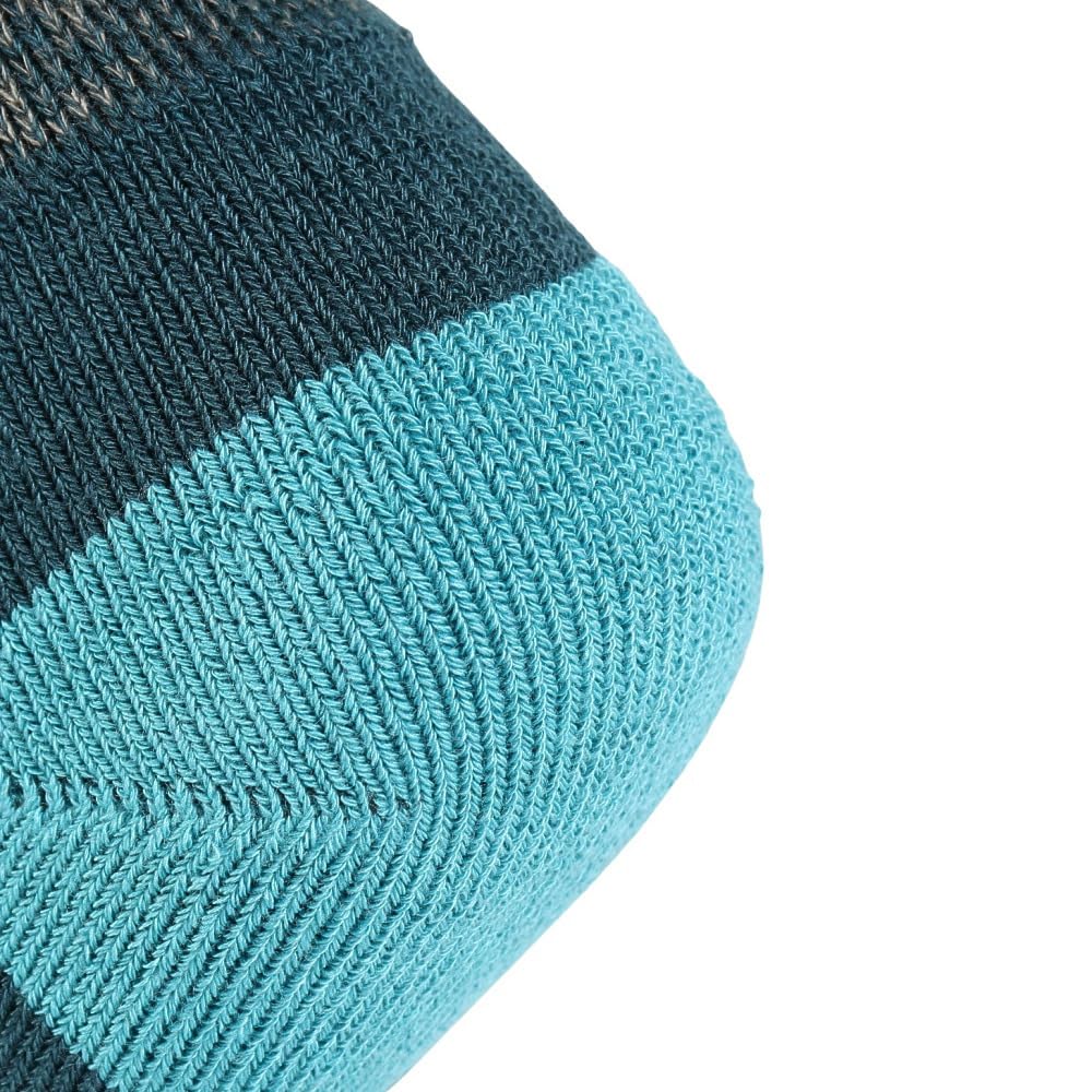 Injinji Trail Midweight Mini-Crew Midnight durable cuffs stay in place.