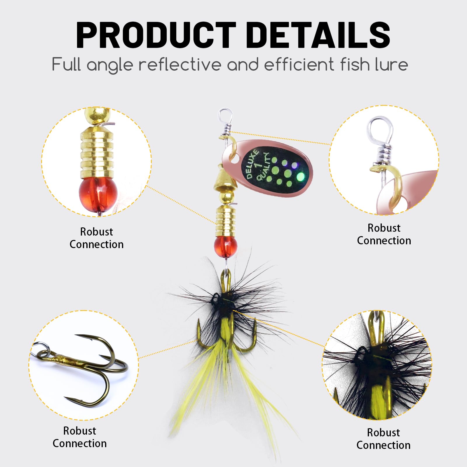 Versatile lures for bass and trout fishing