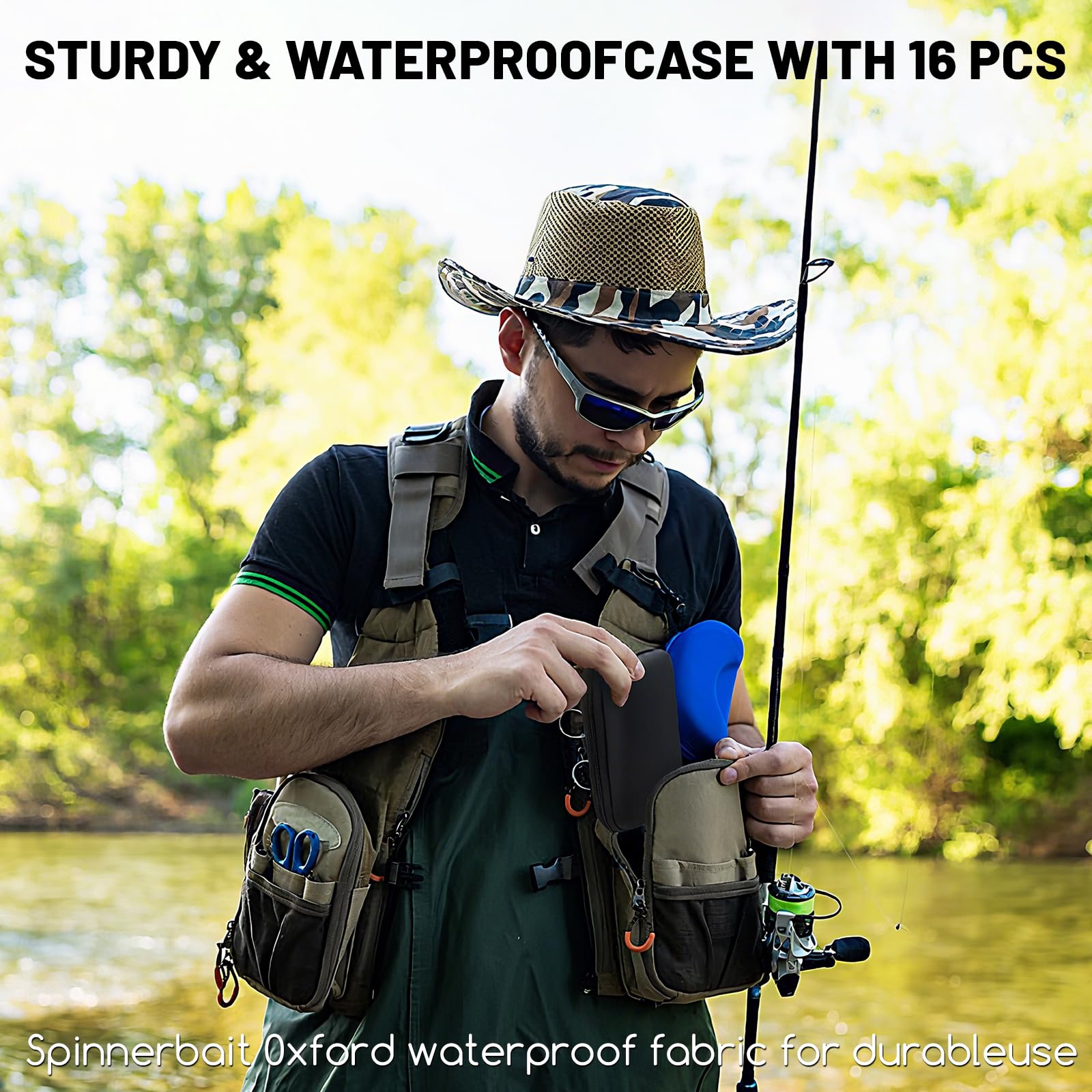 Spinnerbait lures suitable for freshwater and saltwater