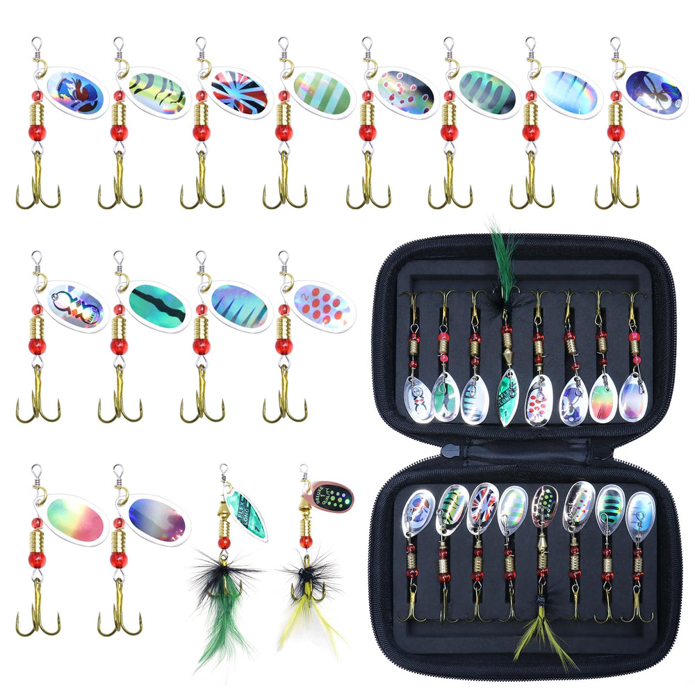 Lures organized in a portable storage kit