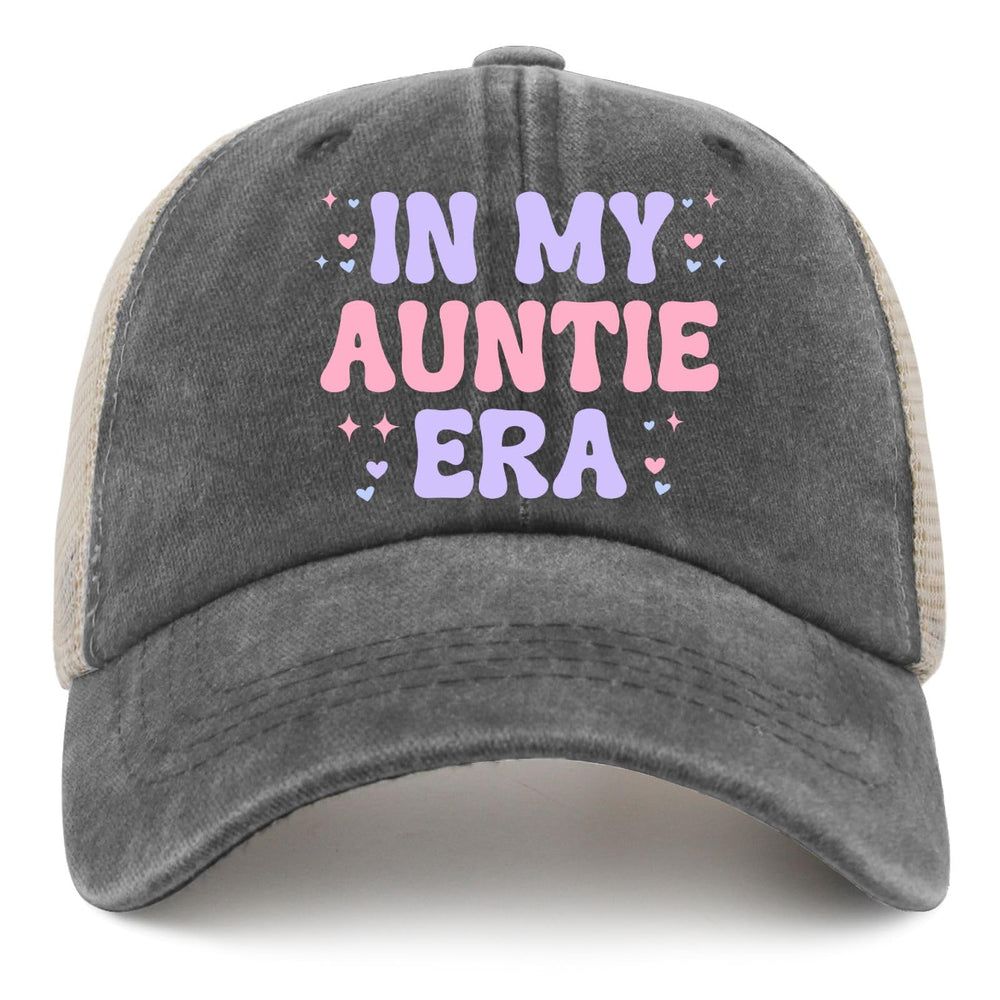 In My Auntie Era pre-curved brim completes timeless look.