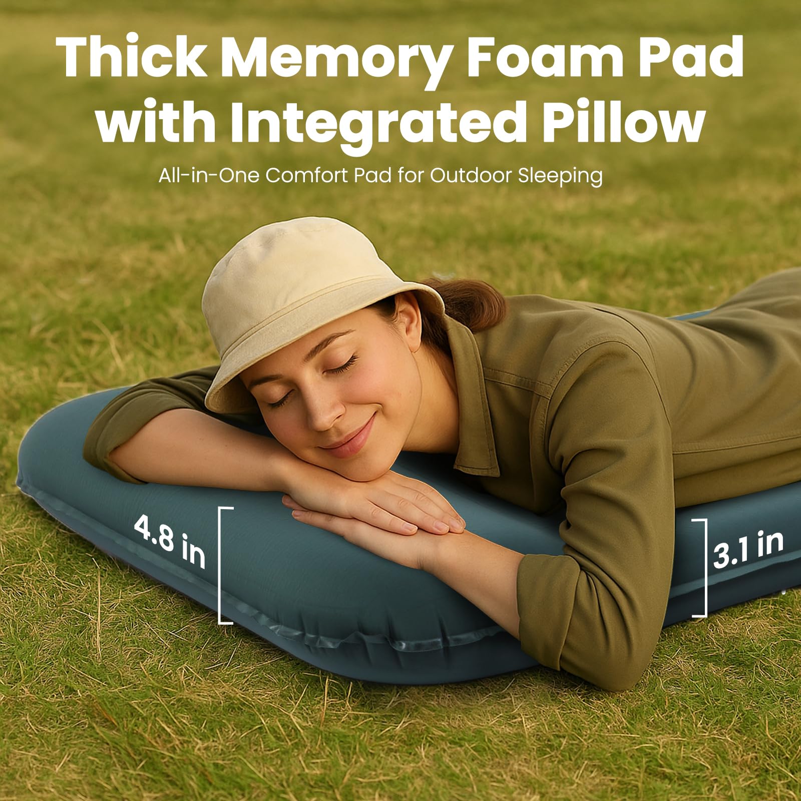 INNERWILD sleeping pad ideal for tents and campsites anywhere you go.