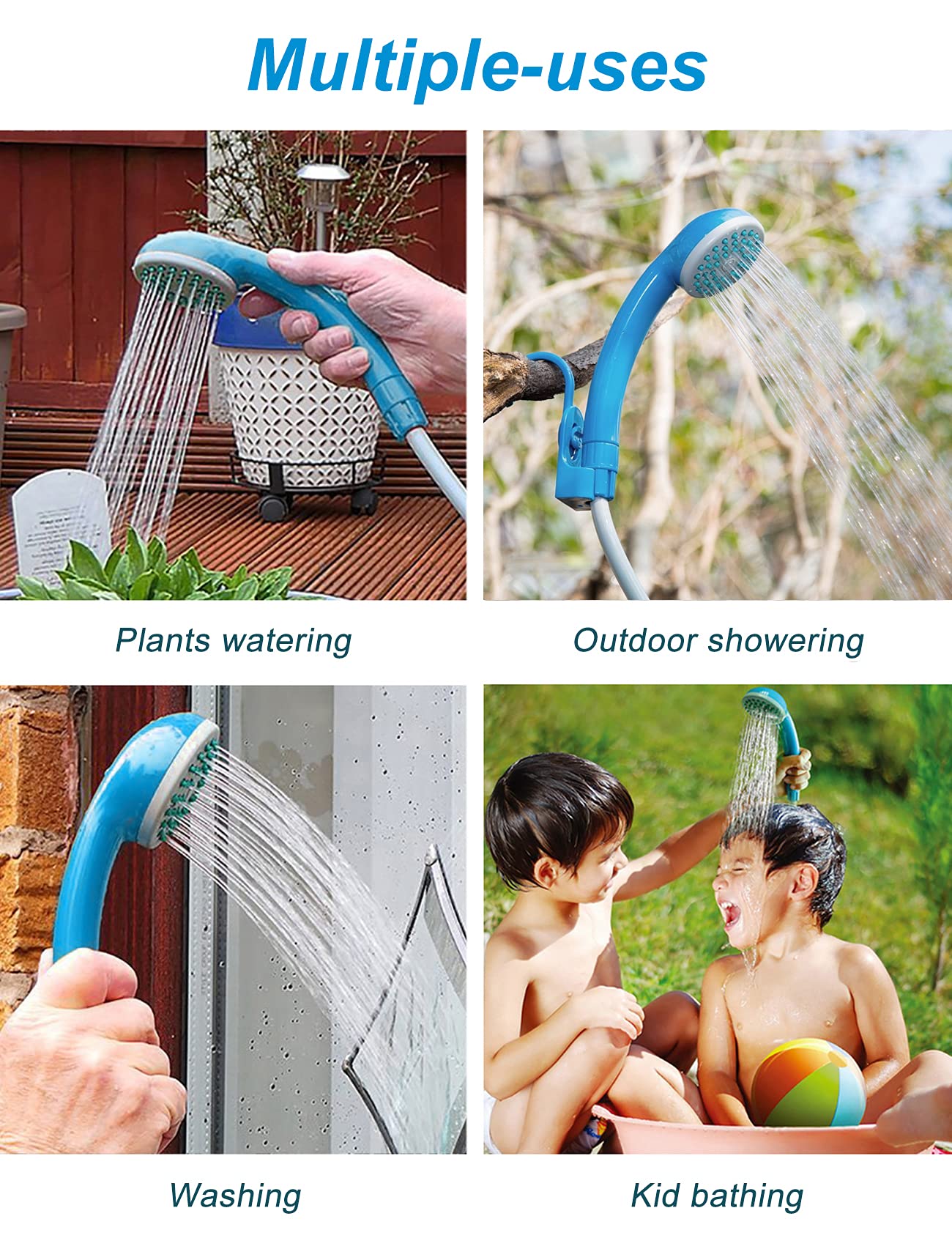 An innhom portable shower outdoor-camping-use enables versatile post-hike cleaning.
