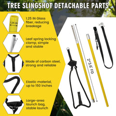 Innisle Arborist Throw Line Launcher steel sleeves offer rugged reliability in harsh environments.