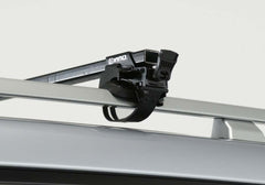 Telescopic-knob design enables quick, tool-free adjustments on INNO base stays.