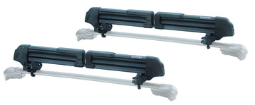 INNO INA951 ski rack mounted on car crossbars for secure transport