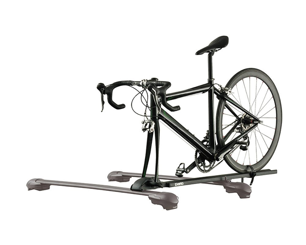 INNO XA391 front fork holder mounted for secure, tool-free setup