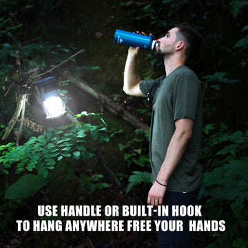 innofox LED lantern with batteries included, ready to use out of the box.