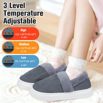 Innonew heated slippers battery pack with two 5000mAh cells delivering long heat