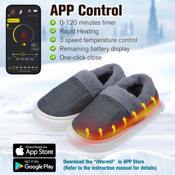 Innonew heated slippers soft plush lining close-up emphasizing comfort